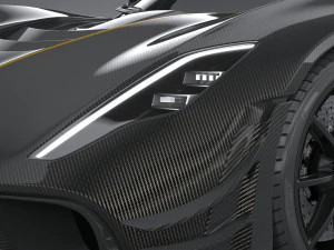 Hennessey Venom F5 Revolution Roadster 2023 3D Model