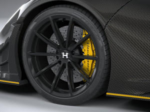 Hennessey Venom F5 Revolution Roadster 2023 3D Model