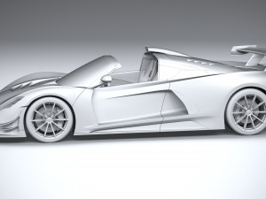 Hennessey Venom F5 Revolution Roadster 2023 3D Model