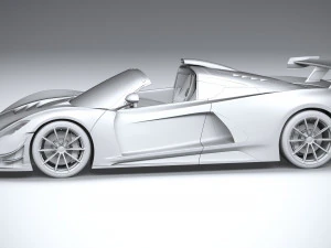Hennessey Venom F5 Revolution Roadster 2023 3D Model