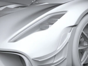 Hennessey Venom F5 Revolution Roadster 2023 3D Model