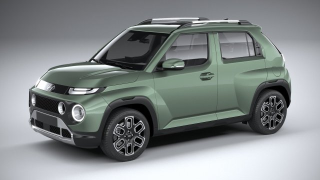 Hyundai Casper 2025 Modello 3D .c4d .max .obj .3ds .fbx .stl .blend 