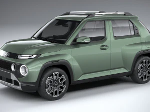 ヒュンダイ キャスパー 2025 3Dモデル