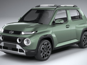 Hyundai Casper 2025 Modello 3D