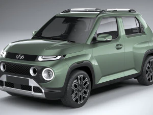 Hyundai Casper 2025 3D Model