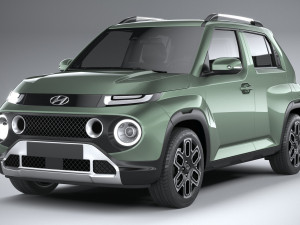 Hyundai Casper 2025 Modello 3D