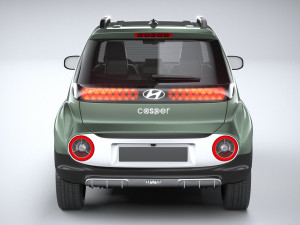 Hyundai Casper 2025 Modello 3D