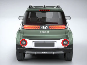 Hyundai Casper 2025 3D Model