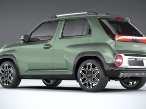Hyundai Casper 2025 Modello 3D