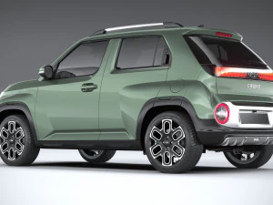 Hyundai Casper 2025 3D Model