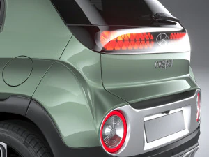 Hyundai Casper 2025 3D Model