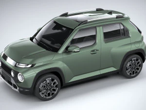 Hyundai Casper 2025 3D Model
