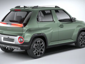 Hyundai Casper 2025 3D Model