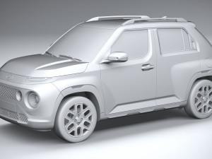 Hyundai Casper 2025 Modello 3D