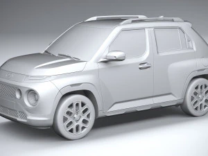 Hyundai Casper 2025 3D Model