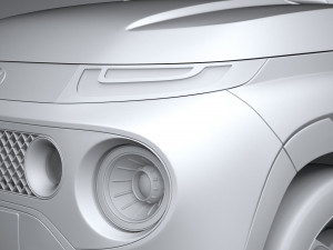 Hyundai Casper 2025 Modello 3D