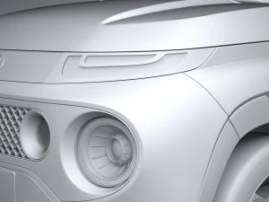 Hyundai Casper 2025 3D Model