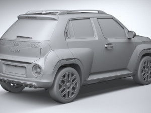 Hyundai Casper 2025 Modello 3D