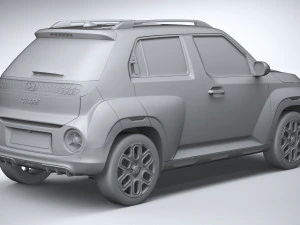 Hyundai Casper 2025 3D Model