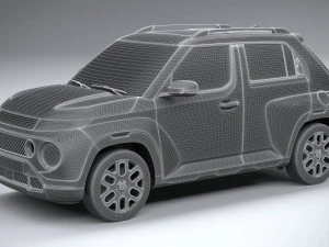 Hyundai Casper 2025 3D Model