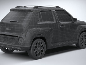 Hyundai Casper 2025 Modello 3D