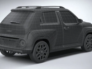 Hyundai Casper 2025 3D Model