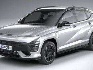 Hyundai Kona Electric N-Line 2024 3D Model
