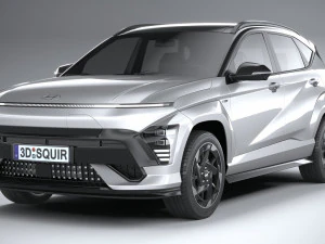Hyundai Kona Electric N-Line 2024 3D Model
