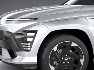 Hyundai Kona Electric N-Line 2024 3D Model