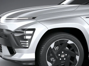 Hyundai Kona Electric N-Line 2024 3D Model
