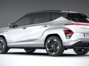 Hyundai Kona Electric N-Line 2024 3D Model