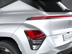 Hyundai Kona Electric N-Line 2024 3D Model