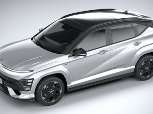 Hyundai Kona Electric N-Line 2024 3D Model