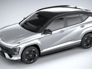 Hyundai Kona Electric N-Line 2024 3D Model