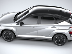 Hyundai Kona Electric N-Line 2024 3D Model