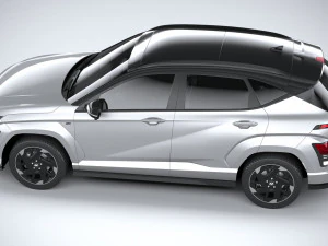 Hyundai Kona Electric N-Line 2024 3D Model
