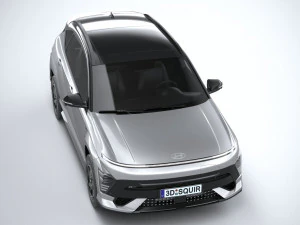 Hyundai Kona Electric N-Line 2024 3D Model