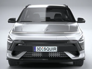 Hyundai Kona Electric N-Line 2024 3D Model
