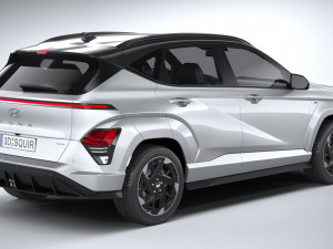 Hyundai Kona Electric N-Line 2024 3D Model
