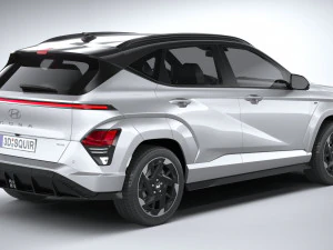 Hyundai Kona Electric N-Line 2024 3D Model