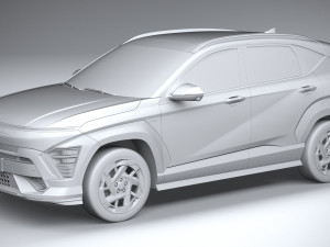Hyundai Kona Electric N-Line 2024 3D Model