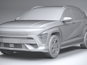 Hyundai Kona Electric N-Line 2024 3D Model