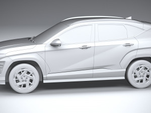 Hyundai Kona Electric N-Line 2024 3D Model