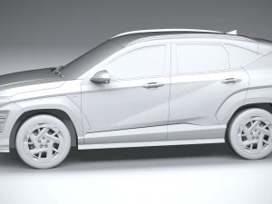 Hyundai Kona Electric N-Line 2024 3D Model