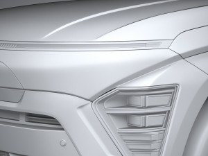 Hyundai Kona Electric N-Line 2024 3D Model