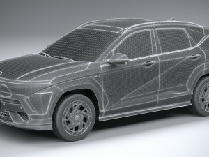 Hyundai Kona Electric N-Line 2024 3D Model