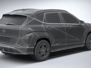 Hyundai Kona Electric N-Line 2024 3D Model