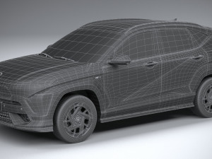 Hyundai Kona Electric N-Line 2024 3D Model