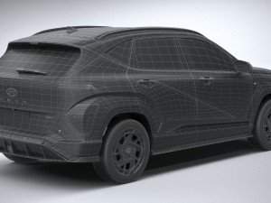 Hyundai Kona Electric N-Line 2024 3D Model