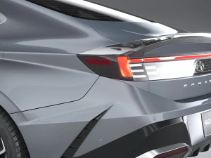 Hyundai Sonata 2024 3D Model